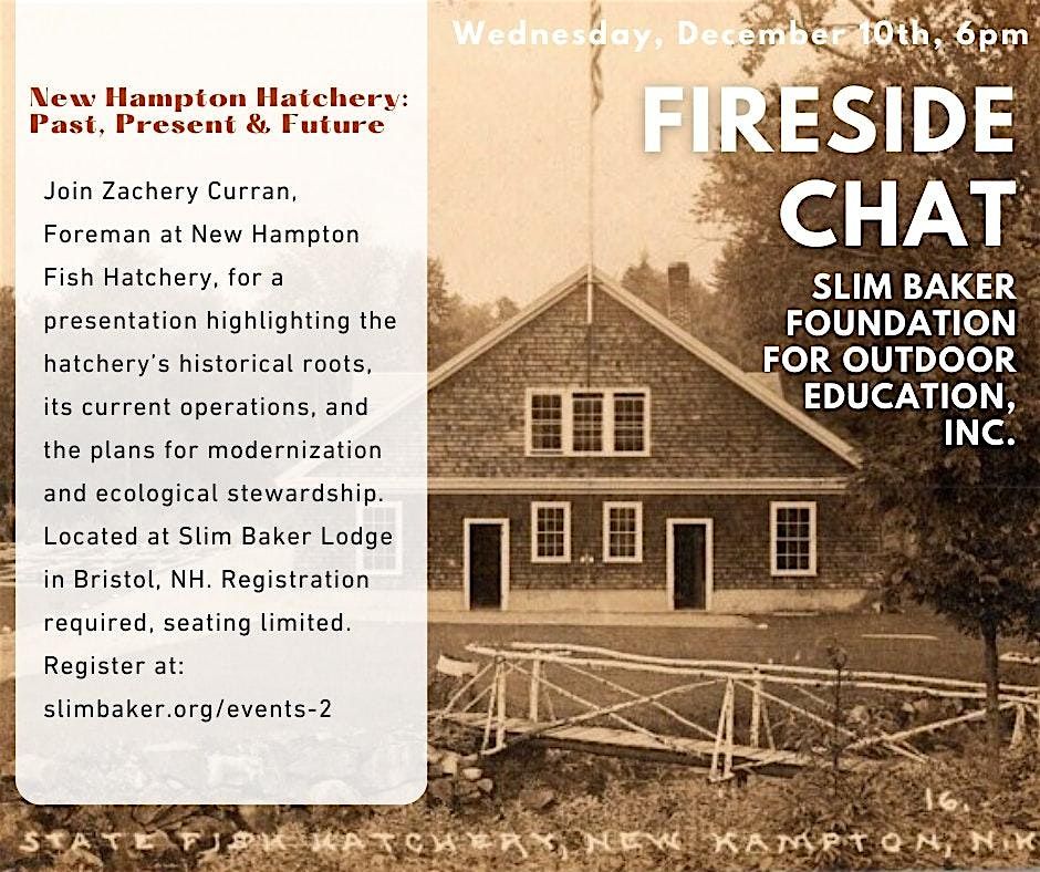 FIRESIDE CHAT - New Hampton Hatchery: Past, Present & Future, 10 December | Event in Bristol | AllEvents