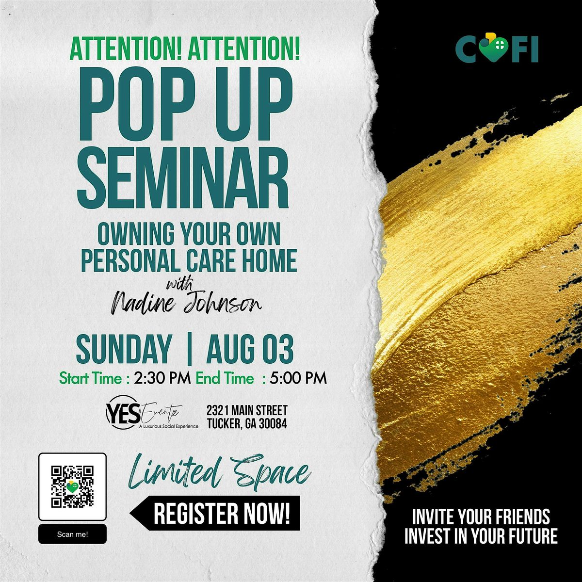 Own Your Own Persoanl Care Home, 3 August | Event in Tucker | AllEvents