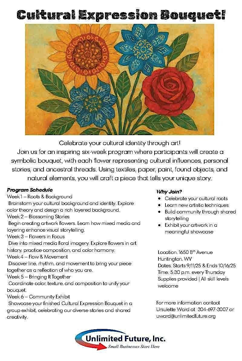 Cultural Expression Bouquet, 11 September | Event in Huntington | AllEvents