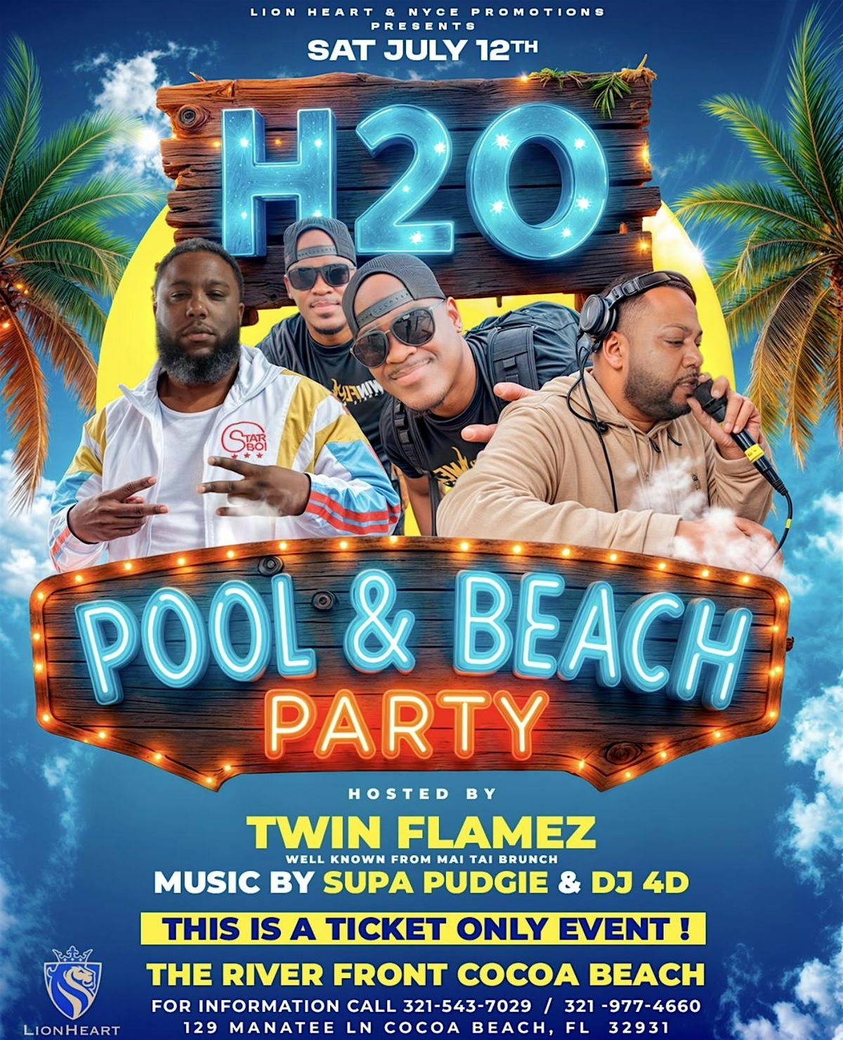 H20 POOL PARTY & BEACH PARTY, 12 July | Event in Cocoa Beach | AllEvents