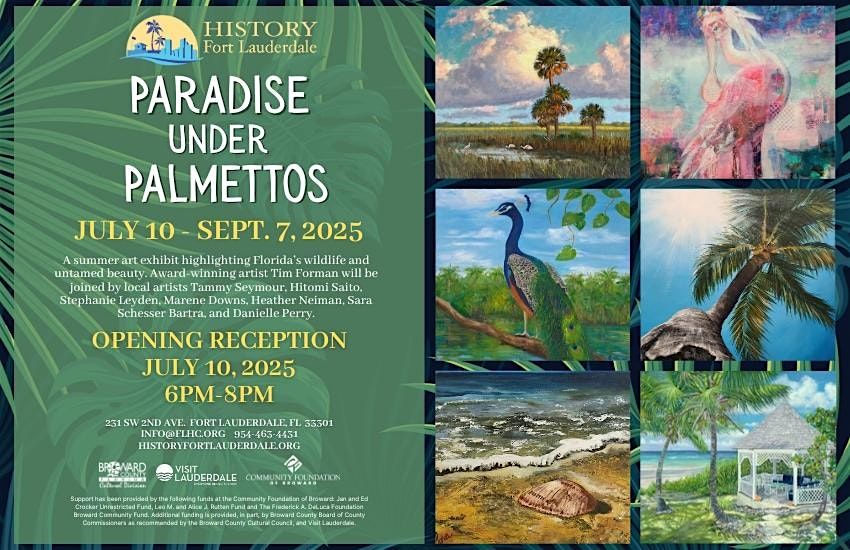 Paradise Under Palmettos, 10 July | Event in Fort Lauderdale | AllEvents