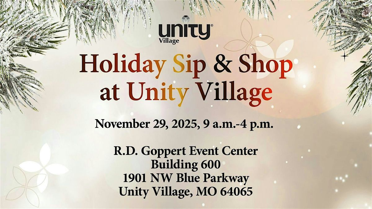 Holiday Sip & Shop at Unity Village, 29 November | Event in Unity Village | AllEvents