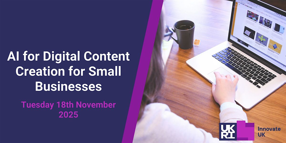 AI for Digital Content Creation for Small Businesses, 18 November | Event in Walsall | AllEvents