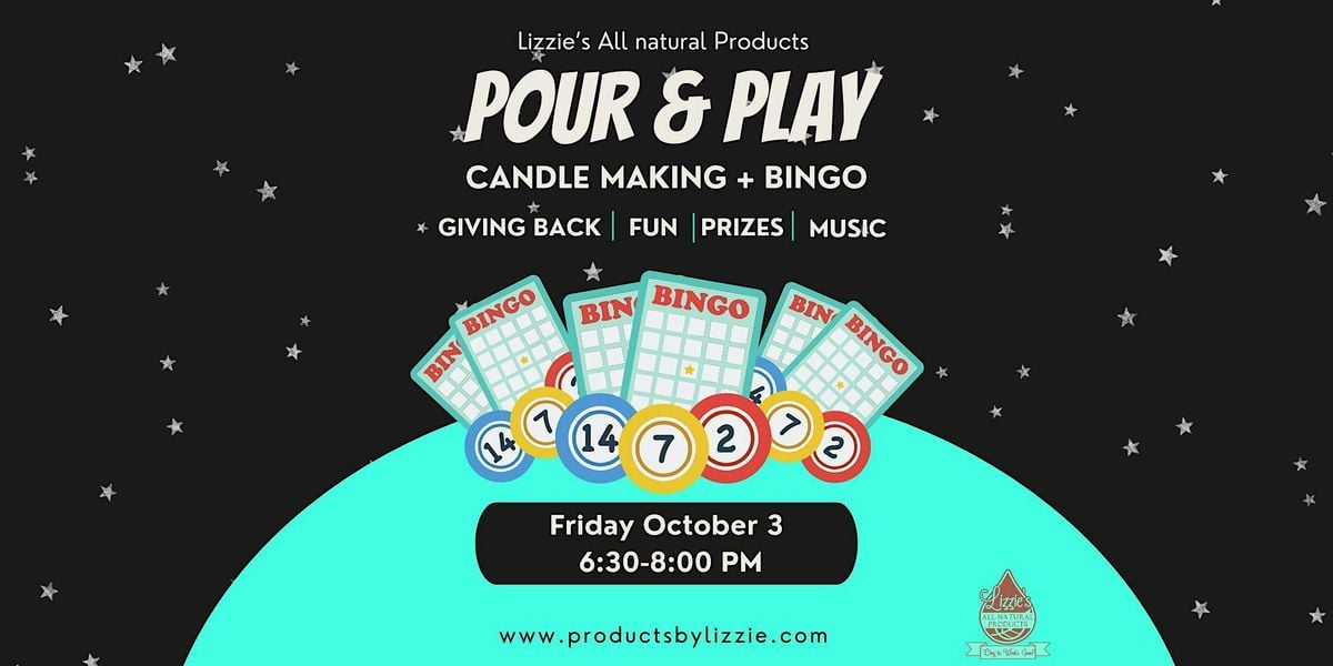 Pour & Play: Candle Making + Bingo, 3 October | Event in Winston-Salem | AllEvents