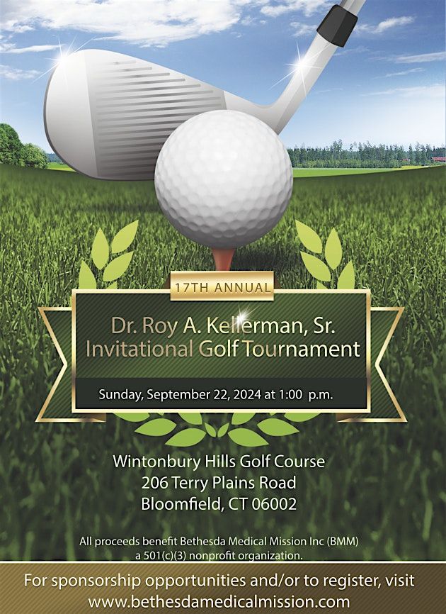 2025 Annual Dr. Roy A Kellerman Invitational Golf Tournament, 21 September | Event in Bloomfield | AllEvents