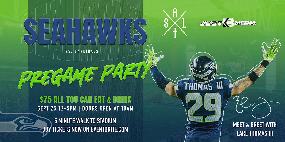 Seahawks Pep Rally ft. Earl Thomas III + UNLIMITED Food & Drink Pass!, 25 September | Event in Glendale