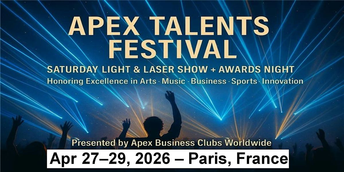Saturday – The Apex Awards Gala Night in Paris, France, 27 August | Event in Magny-le-Hongre | AllEvents