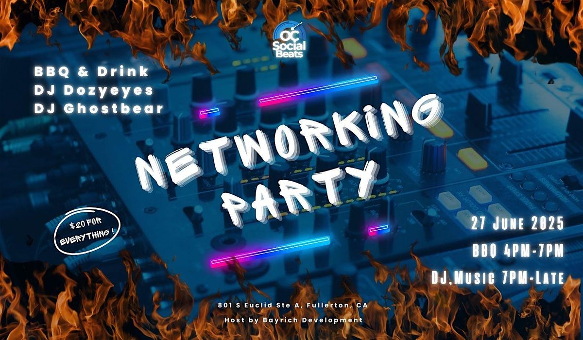 OC Social beats networking @ Bayrich Development, 27 June | Event in Fullerton | AllEvents