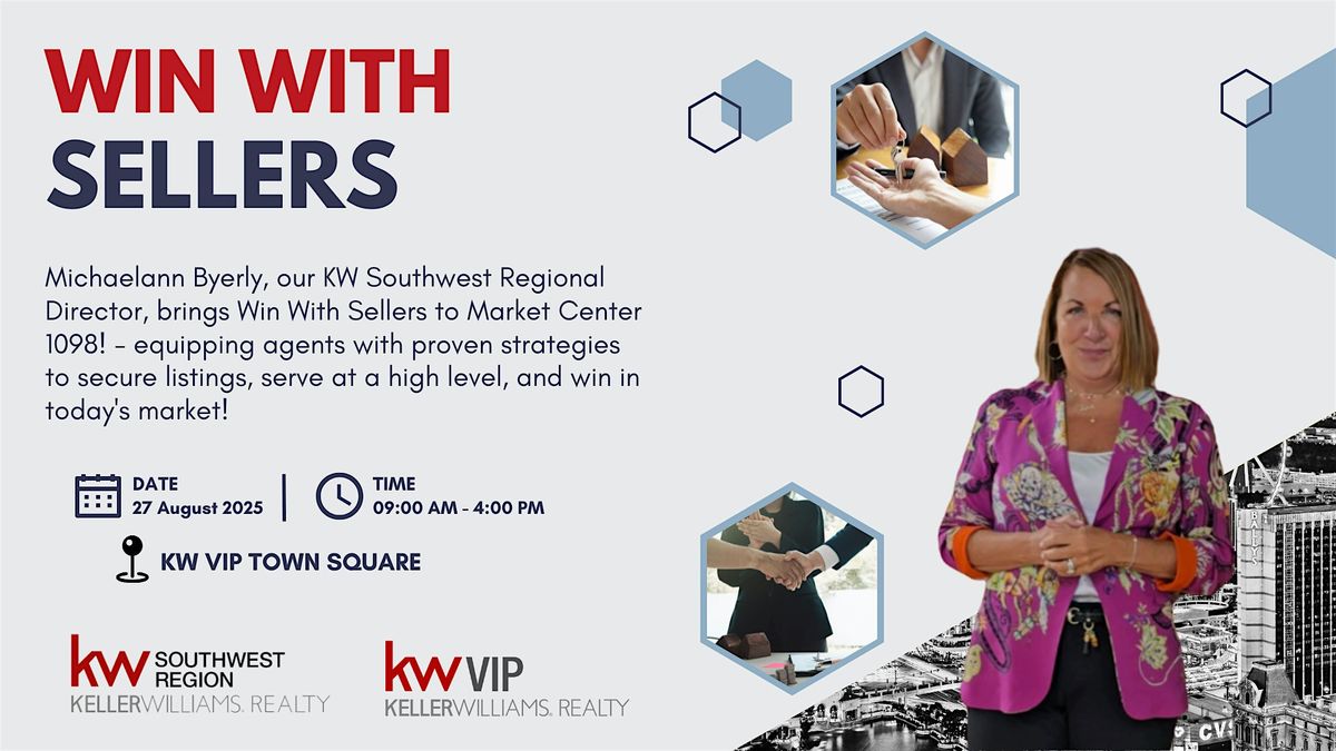 Winning with Sellers by KW SW Regional Director Michaelann Byerly, 27 August | Event in Las Vegas | AllEvents