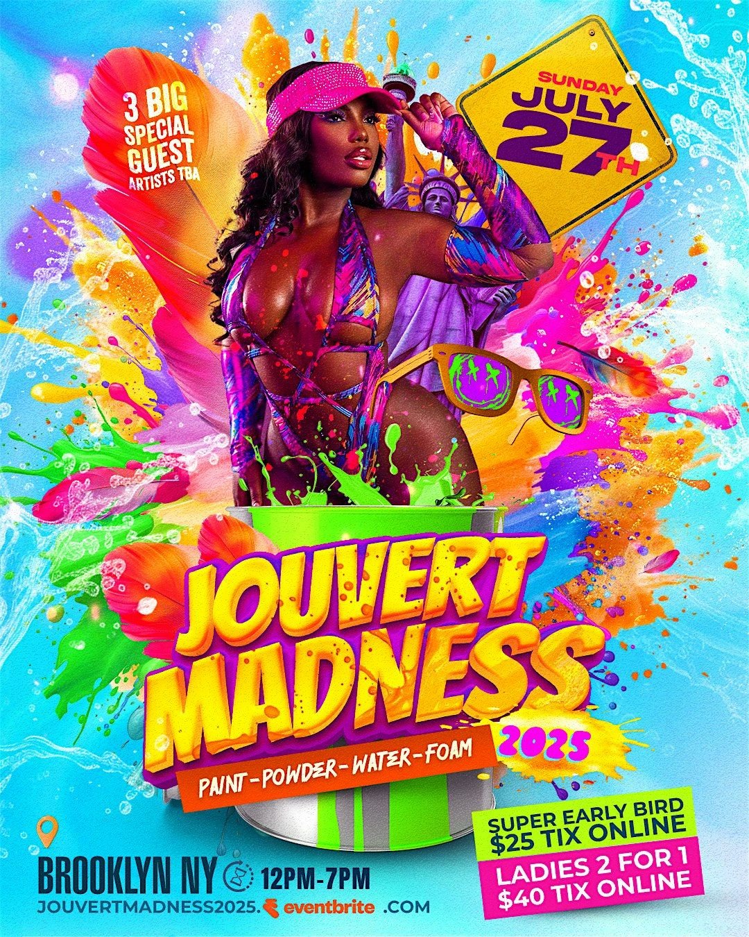 JOUVERT MADNESS 2025, 27 July | Event in Brooklyn | AllEvents