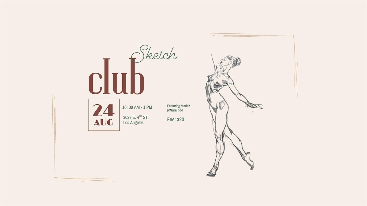 Sketch & Drawing Club, 24 August | Event in Los Angeles | AllEvents