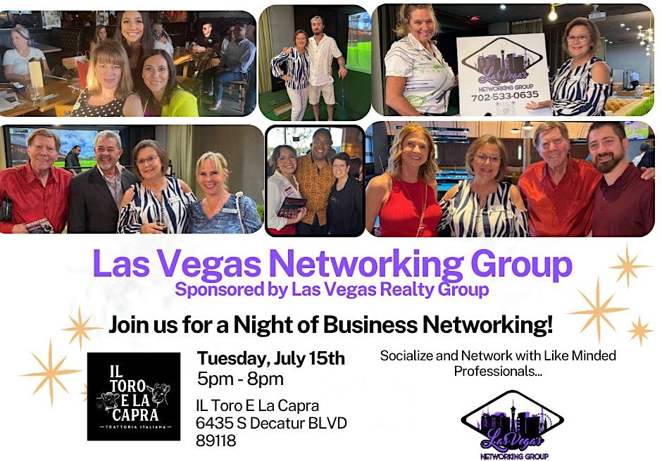A Night of Business Networking!, 15 July | Event in Las Vegas | AllEvents