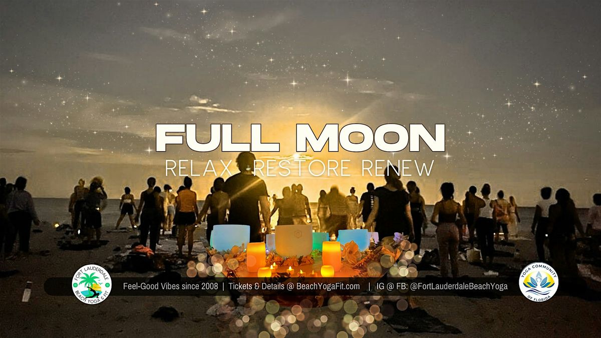 Full Moon ☾ Oceanside Sound Healing Meditation & More | Event in Fort Lauderdale | AllEvents