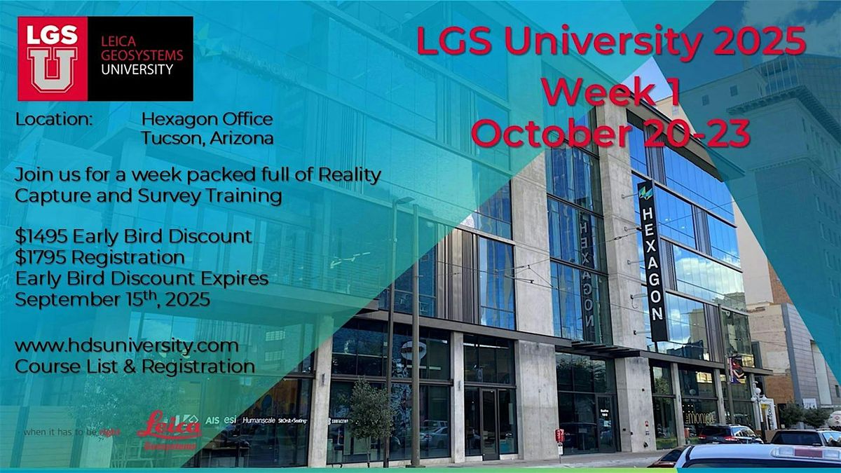 LGS University 2025 Week 1, 20 October | Event in Tucson | AllEvents