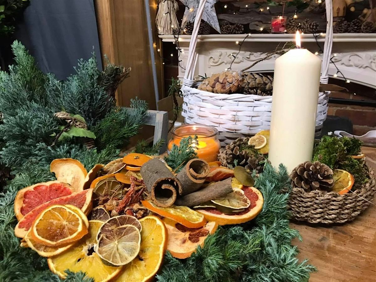 Christmas wreath making workshop 2025. Free Prosecco and cake, 6 December | Event in Northampton | AllEvents
