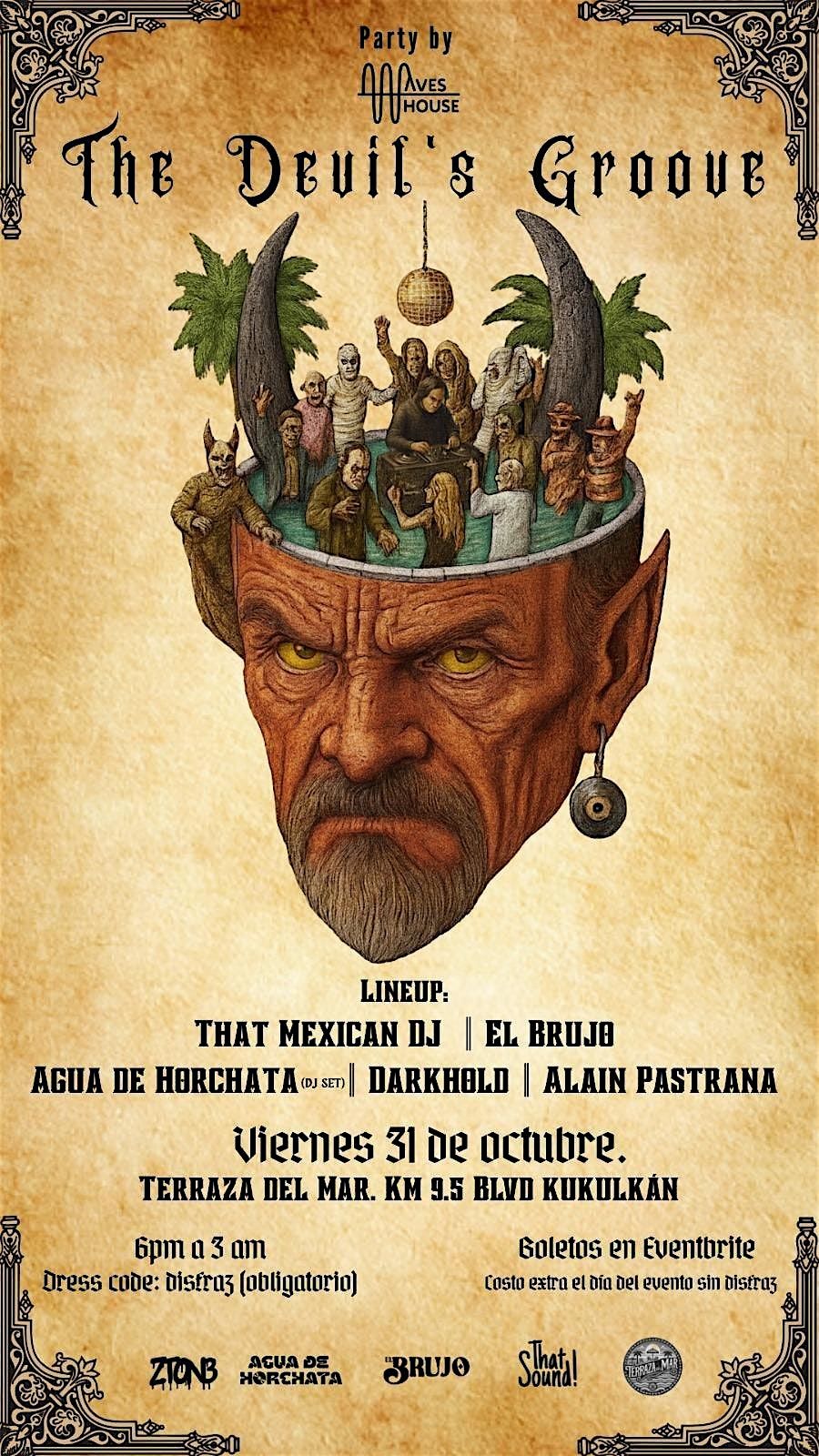 The Devil's Groove, 31 October | Event in Cancún | AllEvents