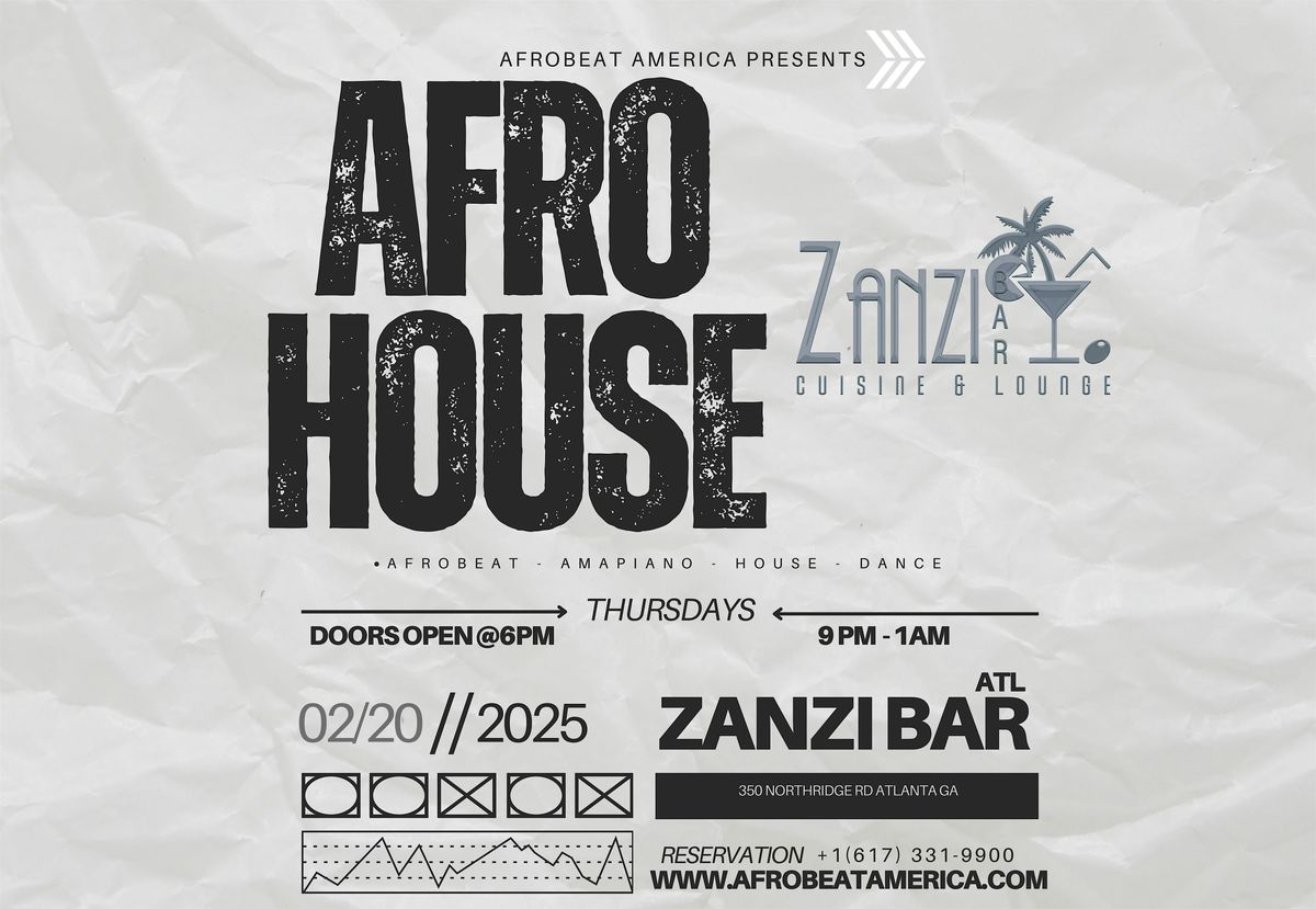 AFRO HOUSE THURSDAYS | Event in Atlanta | AllEvents