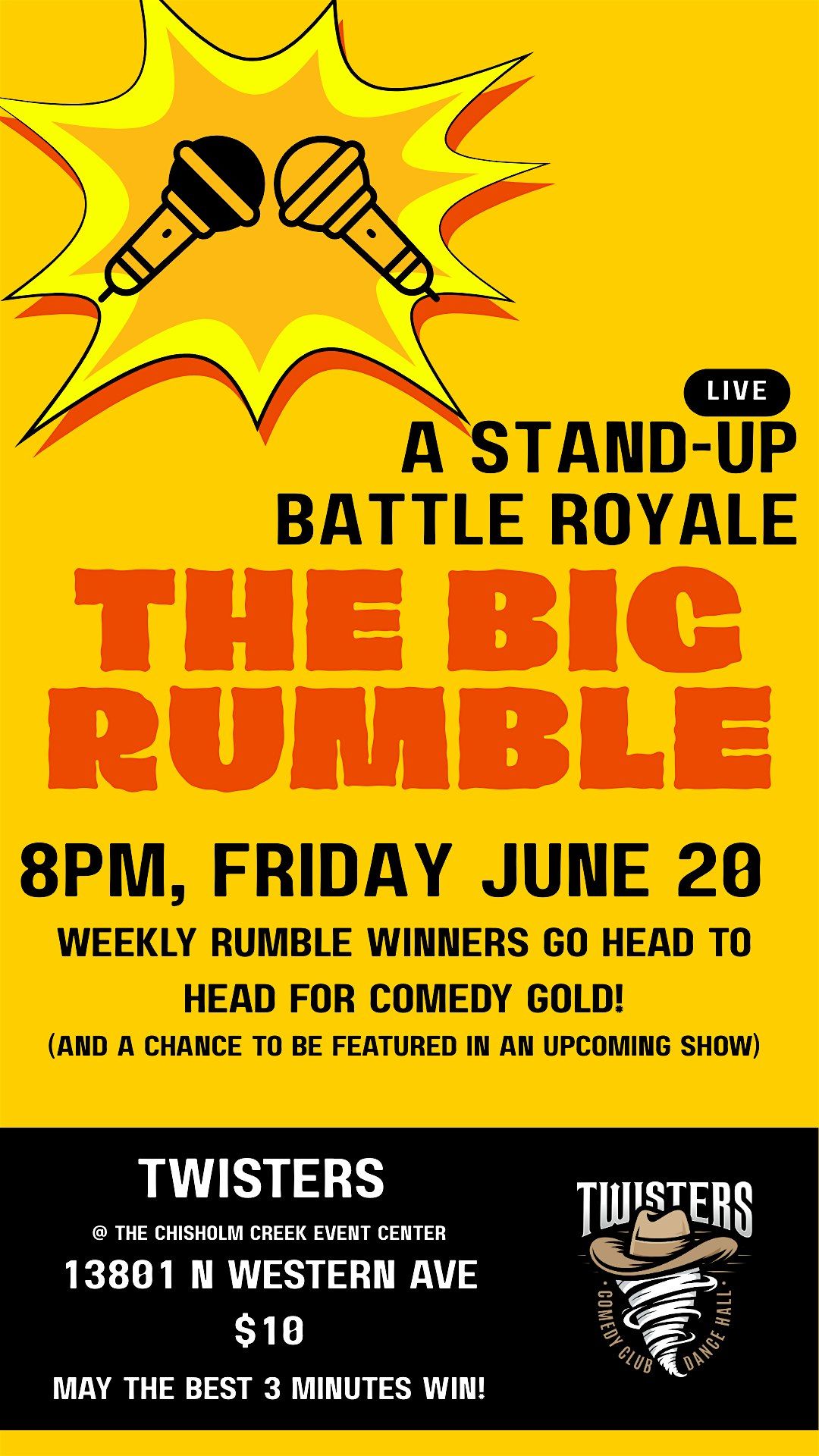The BIG Rumble, 20 June | Event in Edmond | AllEvents