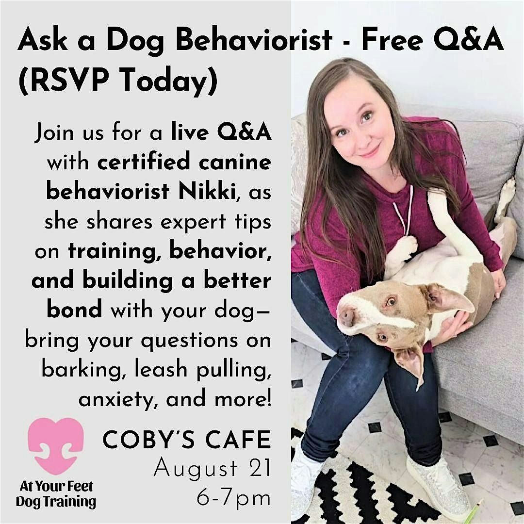 Ask a Dog Behaviorist: Free Q&A (FULL – Another event coming soon), 21 August | Event in Seattle | AllEvents