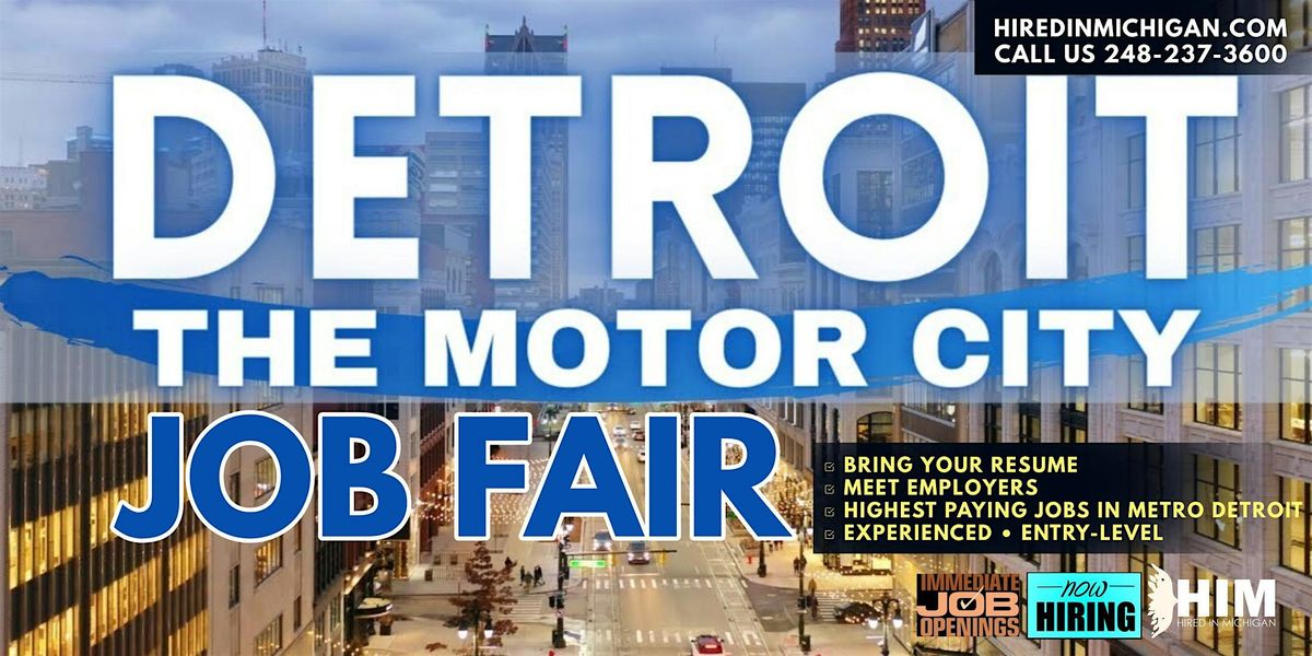 Detroit Manufacturing Job Fair 2025, 18 June | Event in Southfield | AllEvents