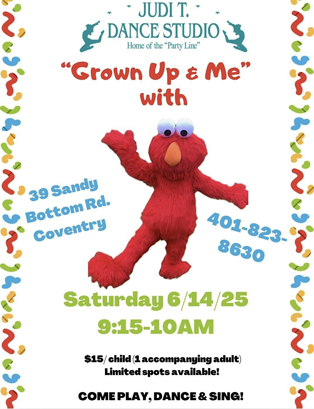 Grown Up & Me with Elmo, 14 June | Event in Coventry | AllEvents