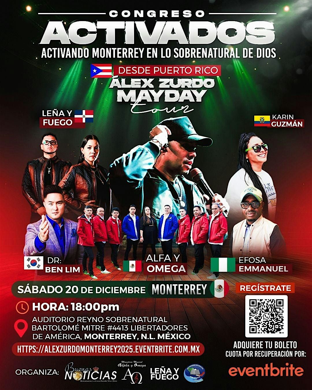 CONCIERTO ALEX ZURDO MONTERREY 2025, 20 December | Event in Monterrey | AllEvents
