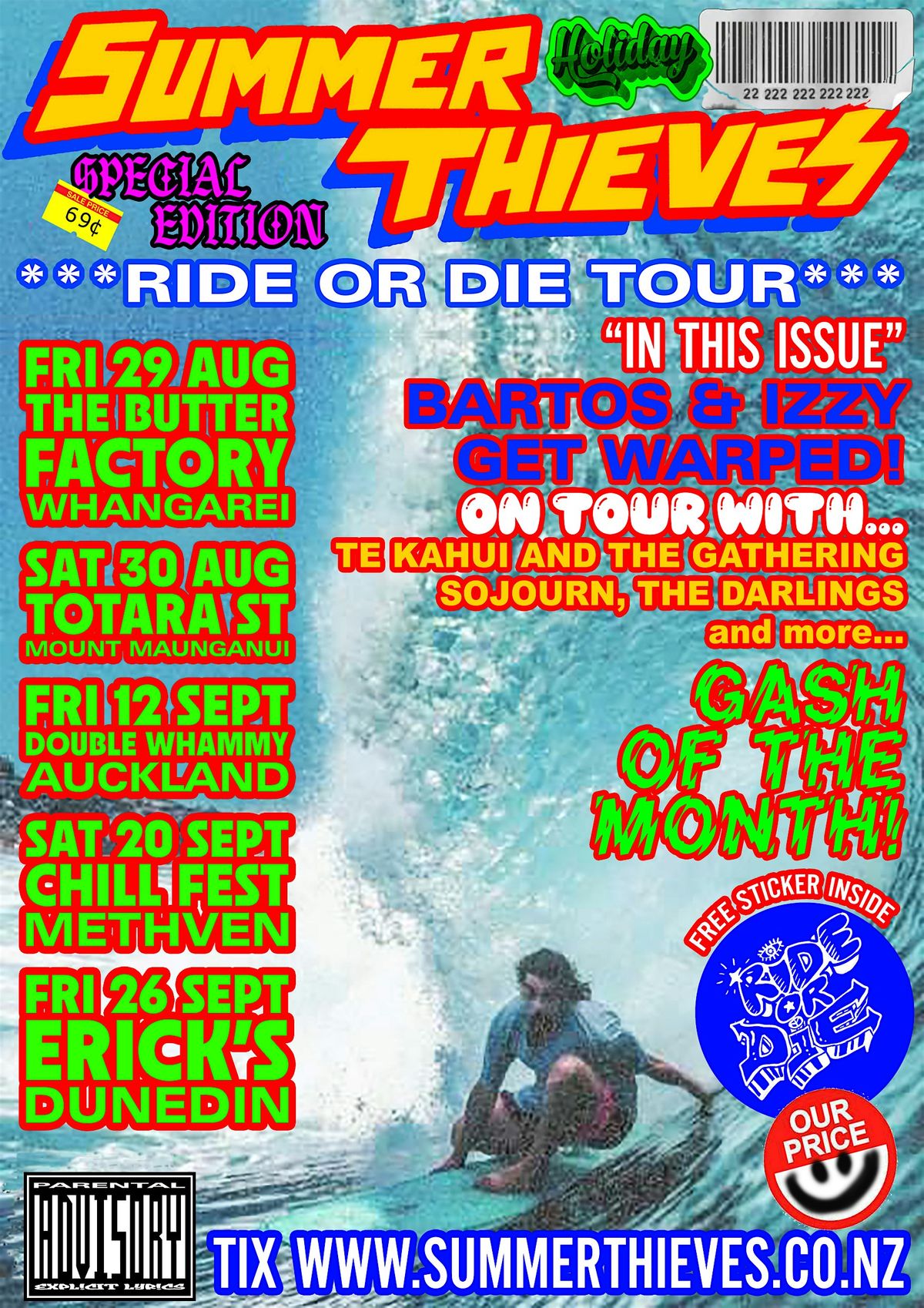 SUMMER THIEVES - Whammy Bar Auckland, 27 September | Event in Auckland | AllEvents