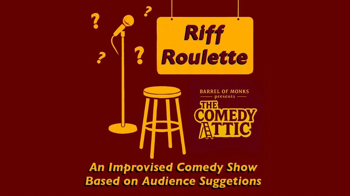 Riff Roulette: A Comedy Show Based on Audience Suggestions, 14 August | Event in Boca Raton | AllEvents