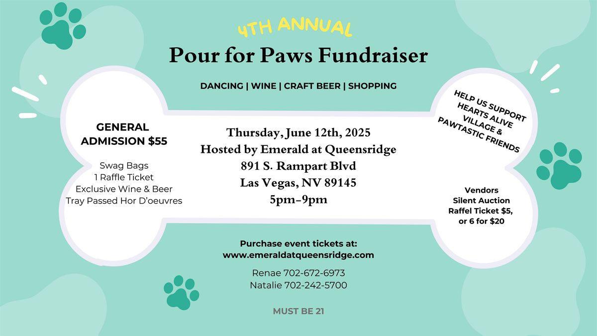 Pour for Paws Fundraiser, 12 June | Event in Las Vegas | AllEvents