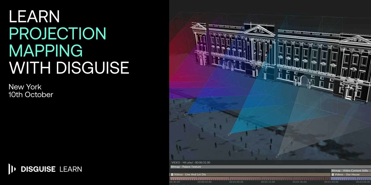 Disguise Projection Workflows Workshop, 10 October | Event in New York | AllEvents