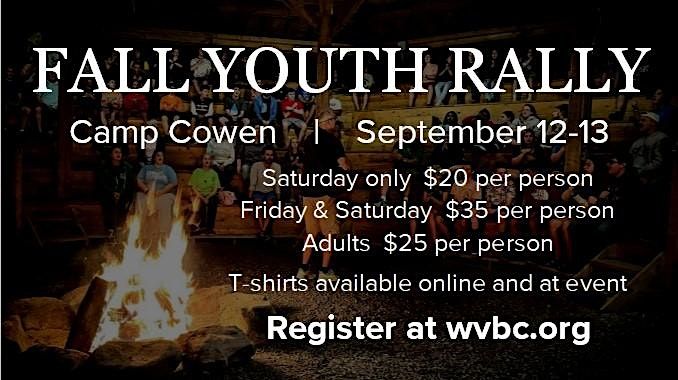 Fall Youth Rally 2025, 12 September | Event in Cowen | AllEvents