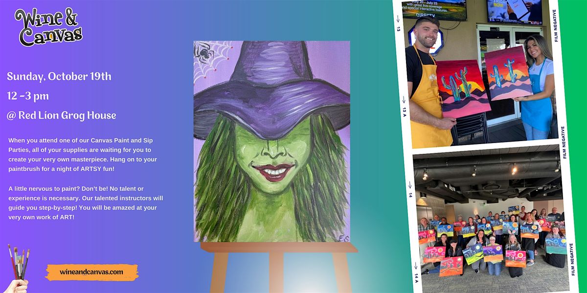 Fountain Square Canvas Class - Witch of Whimsy, 19 October | Event in Indianapolis | AllEvents