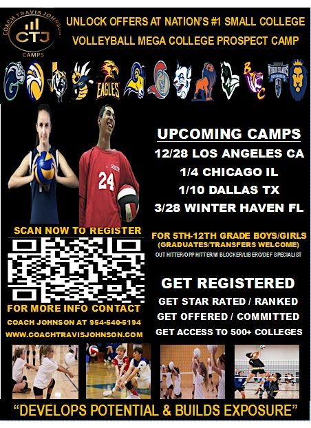 CHICAGO IL VOLLEYBALL BOYS/GIRLS MEGA COLLEGE PROSPECT CAMP JAN 4TH, 4 January | Event in Chicago | AllEvents