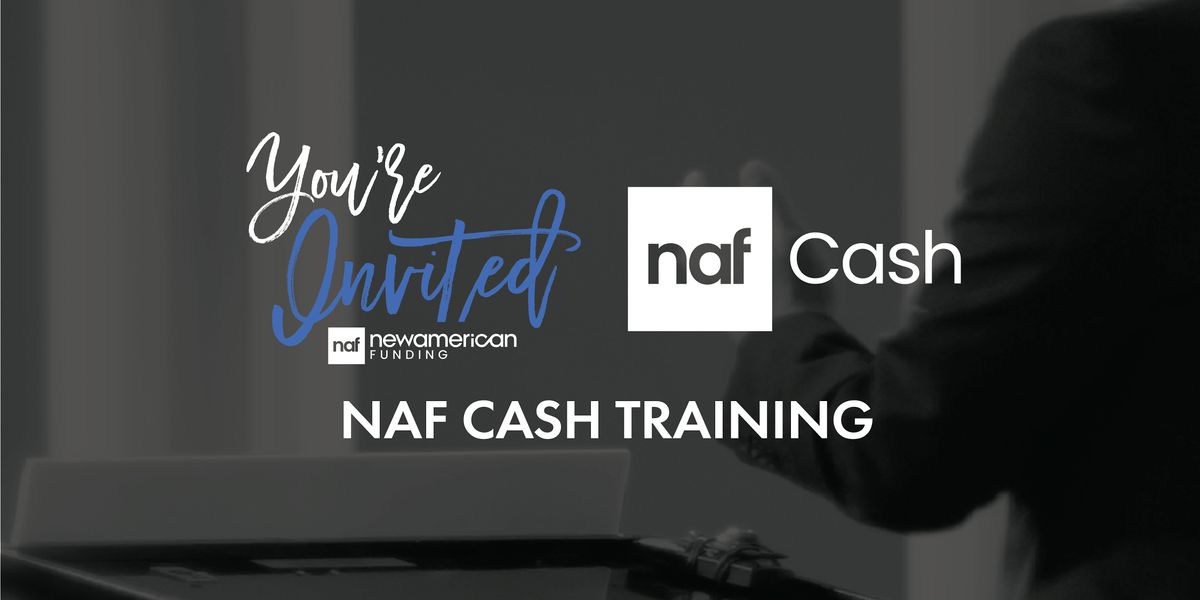 NAF Cash Training and Certification, 13 May | Event in Grimes | AllEvents