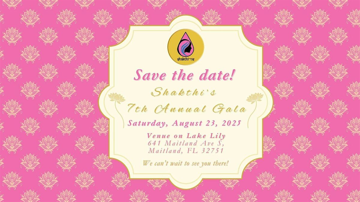 Shakthi 7th Annual Gala, 23 August | Event in Maitland | AllEvents