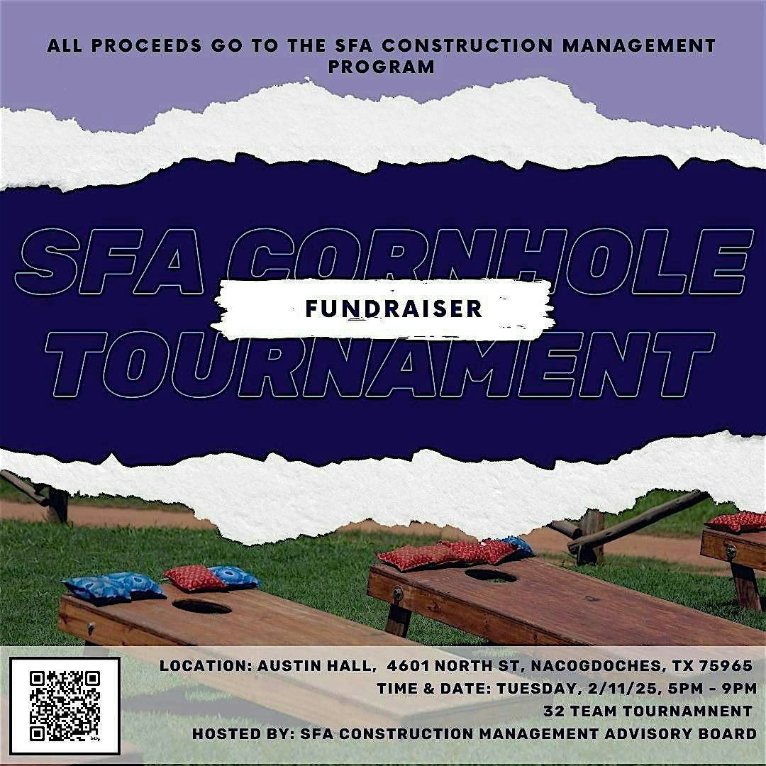 Second Annual SFA Construction Management Cornhole Tournament, 8 September | Event in Nacogdoches | AllEvents
