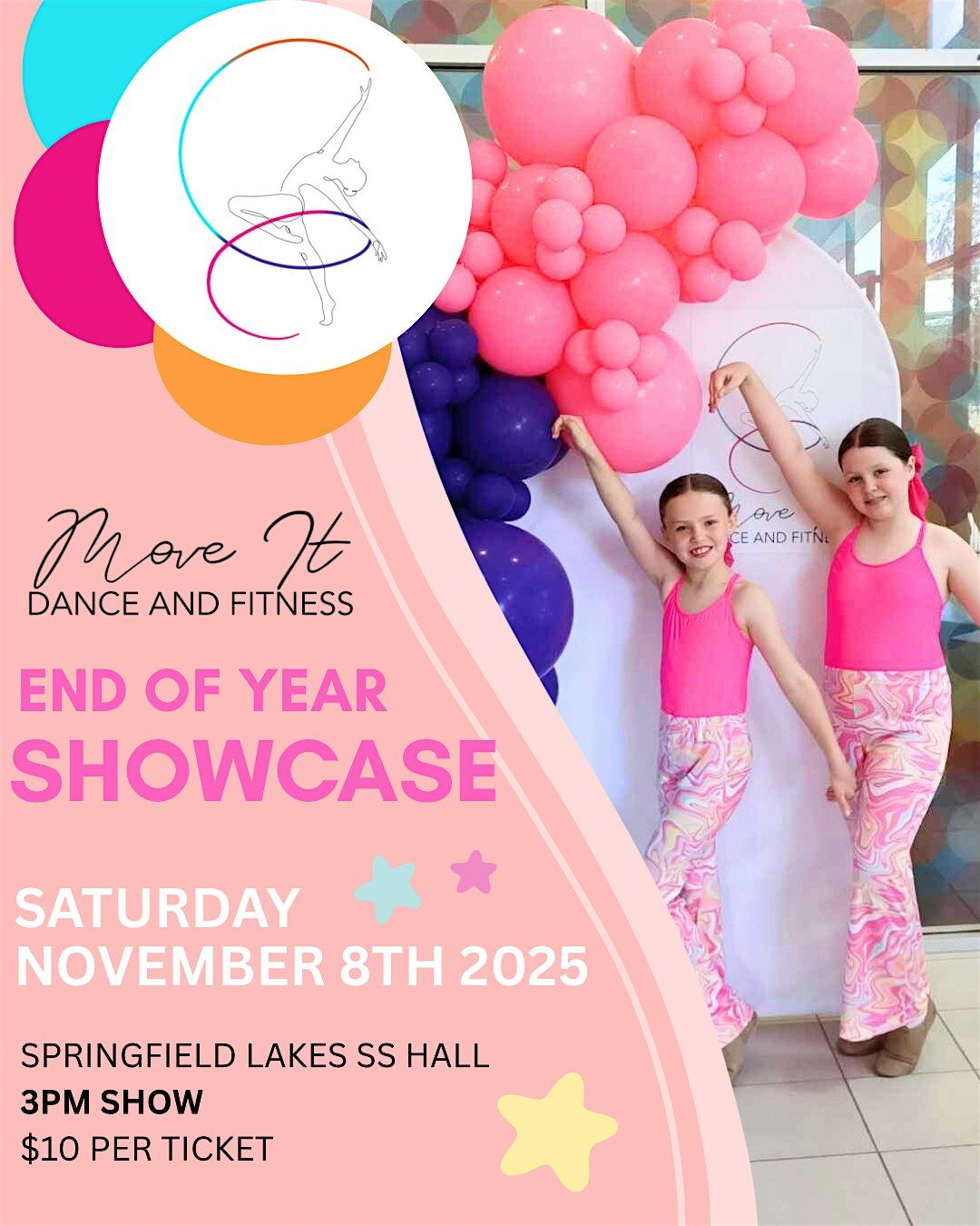 Move It’s End Of Year Showcase 2025, 8 November | Event in Springfield Lakes | AllEvents
