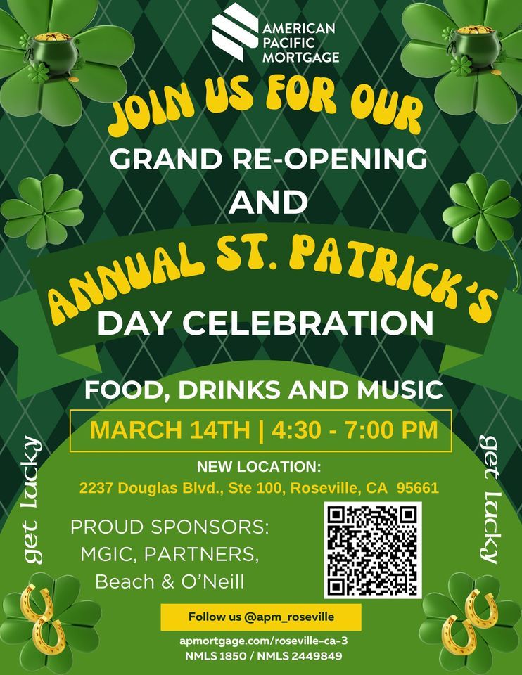Annual St. Patricks Day Celebration, American Pacific Mortgage