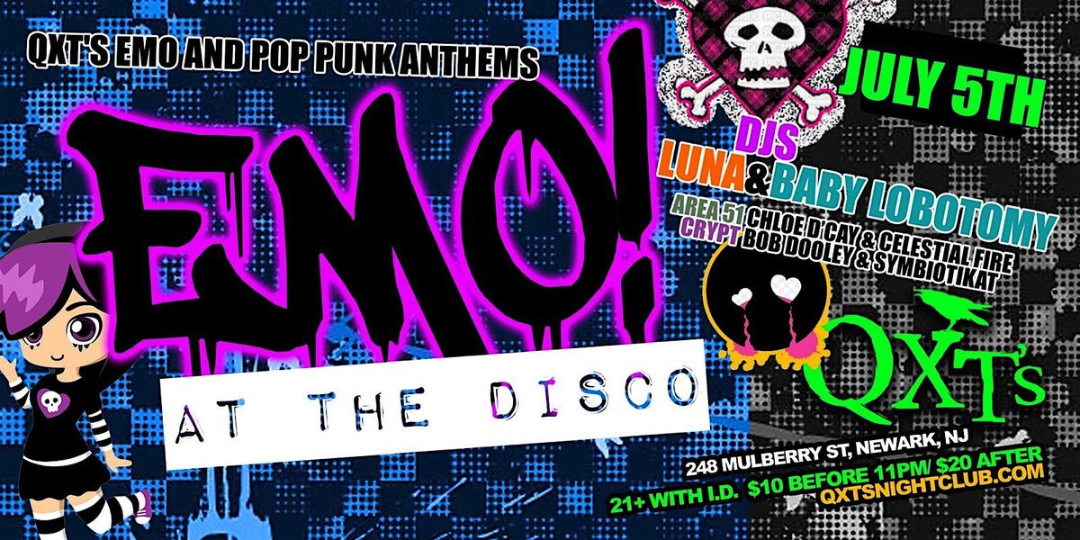 EMO! at the disco, 5 July | Event in Newark | AllEvents