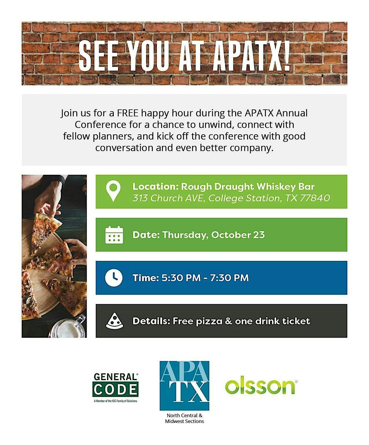 APATX Midwest and North Central Sections: APATX25 Happy Hour, 24 October | Event in College Station | AllEvents
