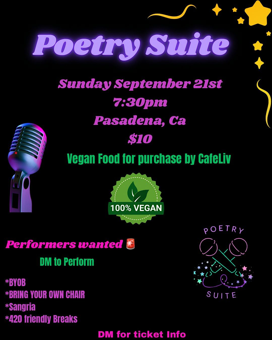 Poetry Suite Open Mic | Event in Pasadena | AllEvents