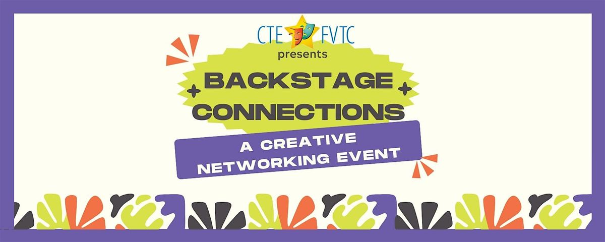 Backstage Connections: A Creative Networking Event, 2 October | Event in Elgin | AllEvents