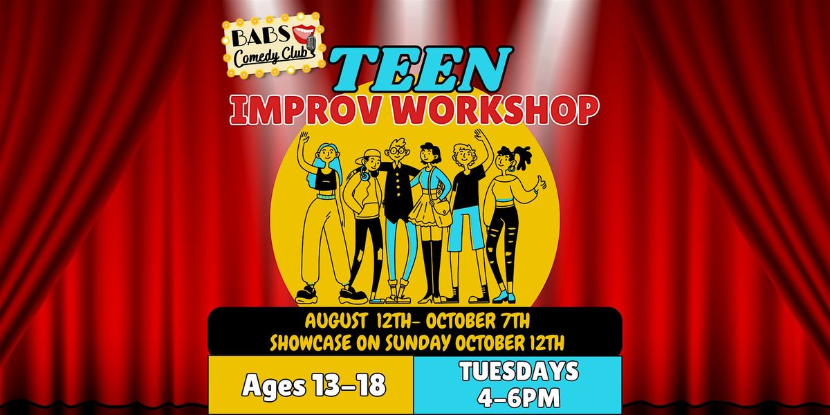 Teen  Improv Comedy Workshop! (Age 13-18), 12 August | Event in Forest Park | AllEvents
