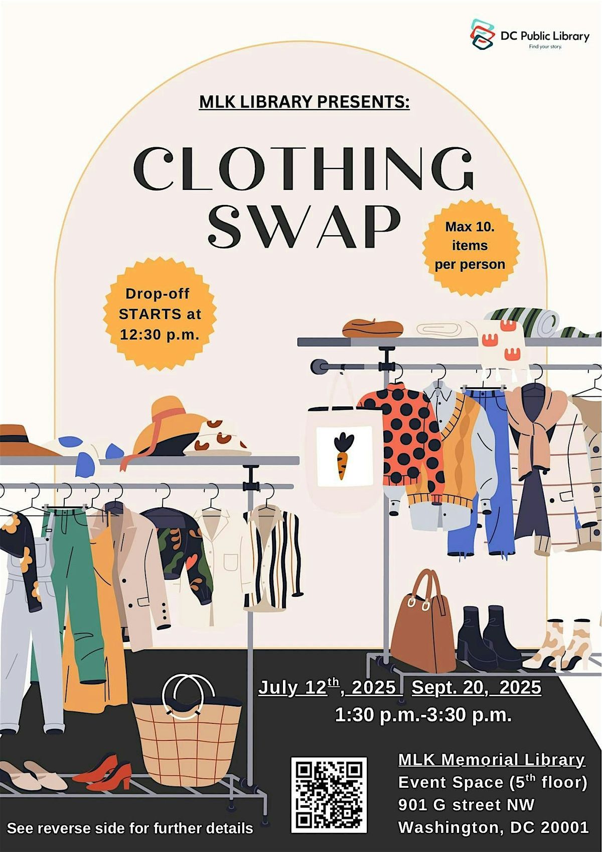 FALL CLOTHING  SWAP, 20 September | Event in Washington | AllEvents