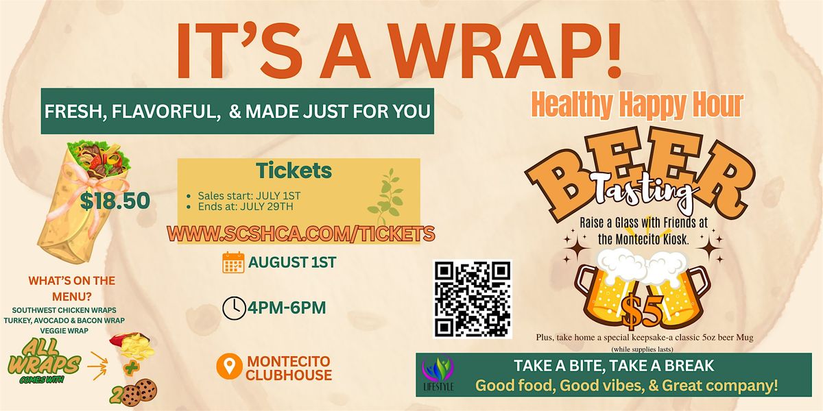 IT'S A WRAP!, 1 August | Event in Indio | AllEvents