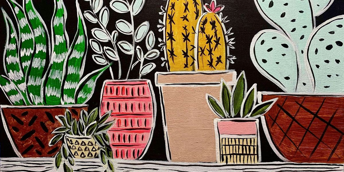 Boho Plant Garden - Paint and Sip by Classpop!™, 28 July | Event in West Chester | AllEvents