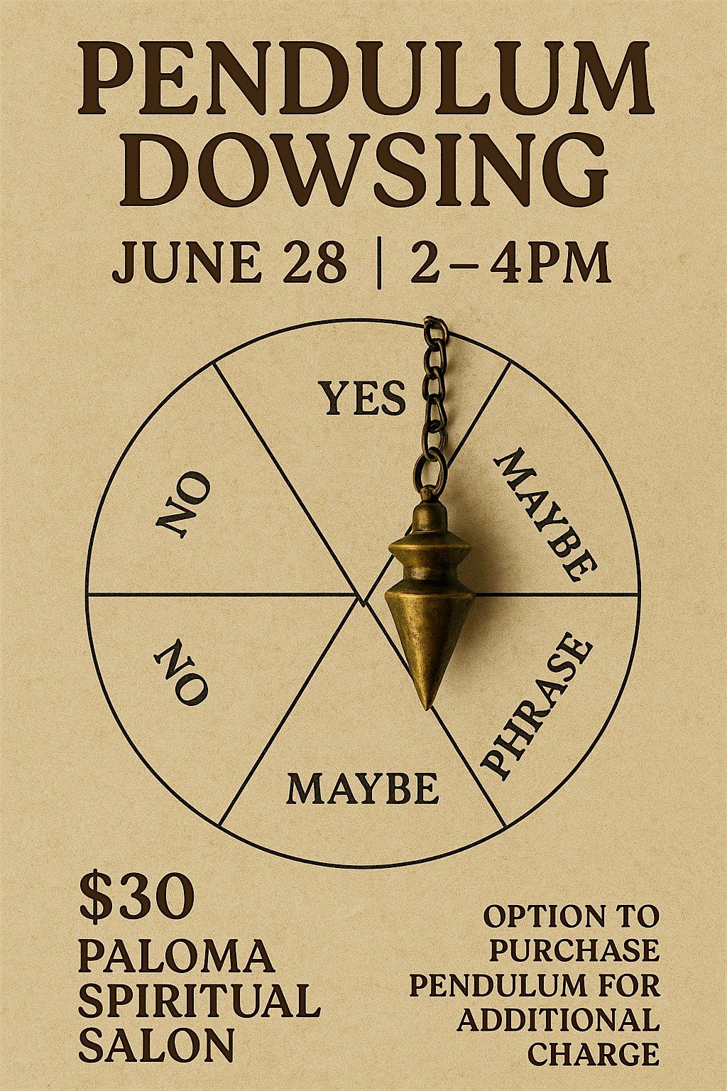 Pendulum Dowsing Workshop, 28 June | Event in Lancaster | AllEvents