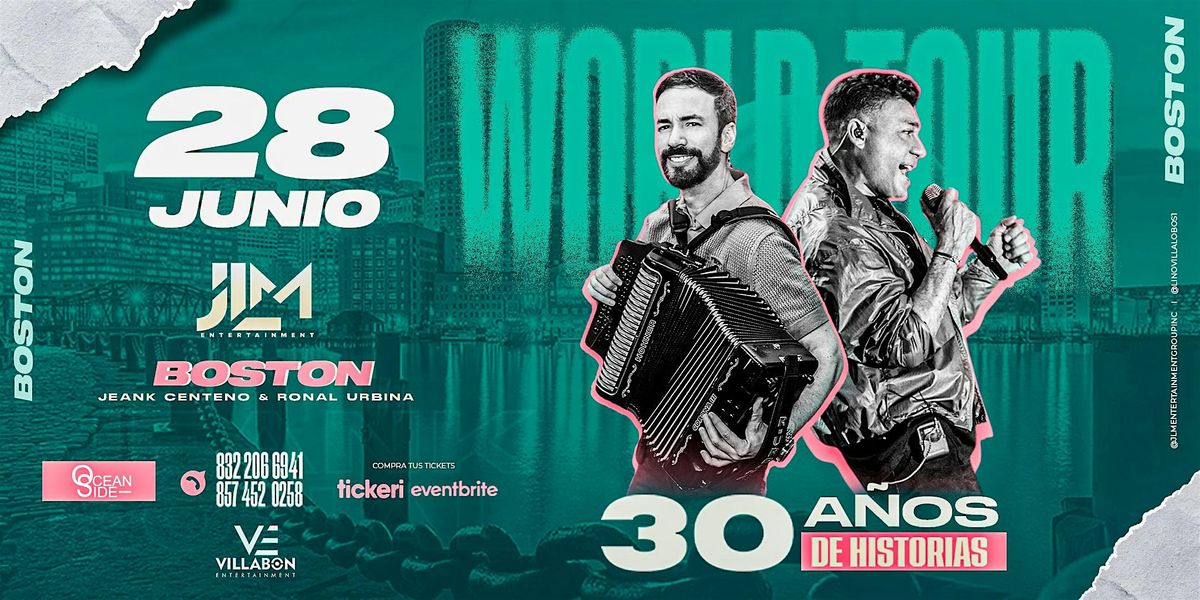 JEANK  CENTENO & RONAL URBINA, 28 June | Event in Revere | AllEvents