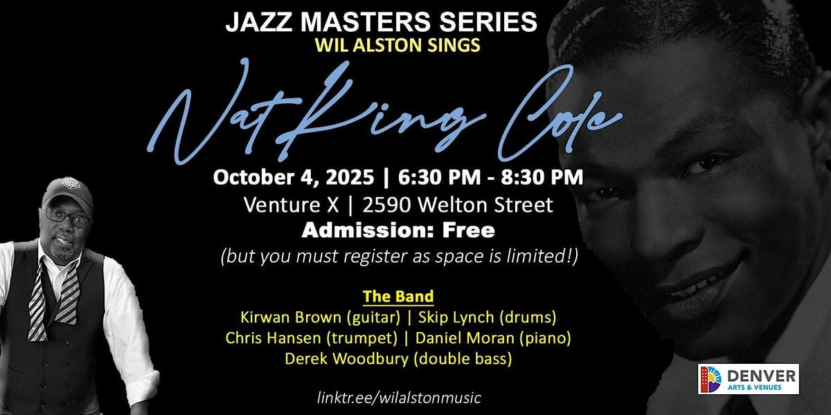 Jazz Masters: Nat King Cole | Event in Denver | AllEvents
