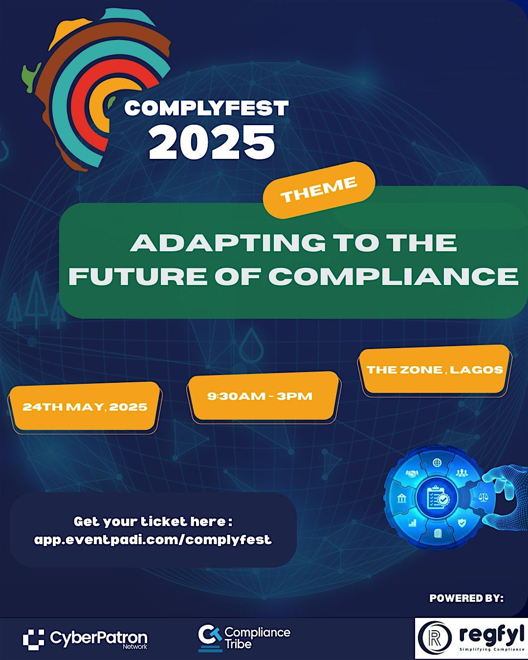 COMPLYFEST 2025, 24 May | Event in Lagos | AllEvents